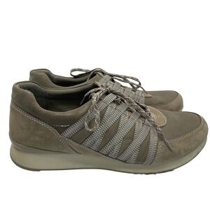 EUC Dansko‎ Gabi Lace Up Sneakers Women's EU 41/US 10 Tan Brown Leather Comfort